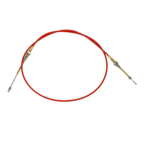  B&M 6' Length Double Threaded Ends Red Shifter Cable 