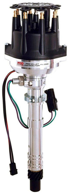 MSD IGNITION Msd Ignition Chevy V8 Cam Sync Distributor - Magnetic Pickup With Standard Cap 