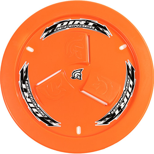 Dirt Defender Racing Products Wheel Cover Orange Vented