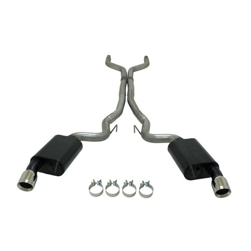 FLOWMASTER Flowmaster 15-17 Ford Mustang Gt Stainless Steel American Thunder Catback Exhaust System 