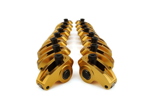 Comp Cams Chevy Small Block Ultra Gold Arc Series Rocker Arm - 7/16" 1.7 Ratio (Set Of 16)