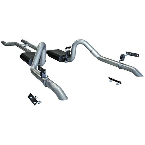 FLOWMASTER Flowmaster 67-70 Ford Mustang American Thunder Crossmember Back Exhaust System 