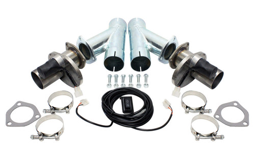 Dougs Headers 2.5In Exhaust Cutout Kit Electric (Pair)