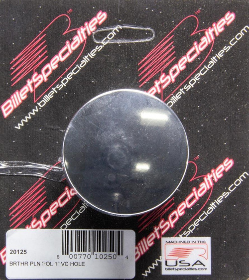 BILLET SPECIALTIES Billet Specialties Polished 1" Round Breather 