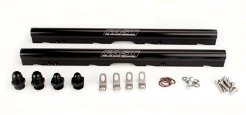 Fast Electronics Ls2 Billet Fuel Rail Kit For Lsxr Intake - Black Anodized