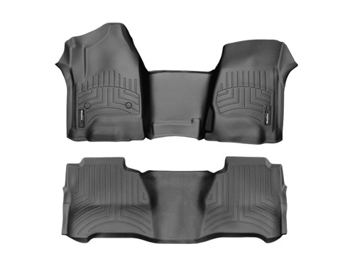 Weathertech Front And Rear Floorline Rs - Over The Hump 4414911-4414365