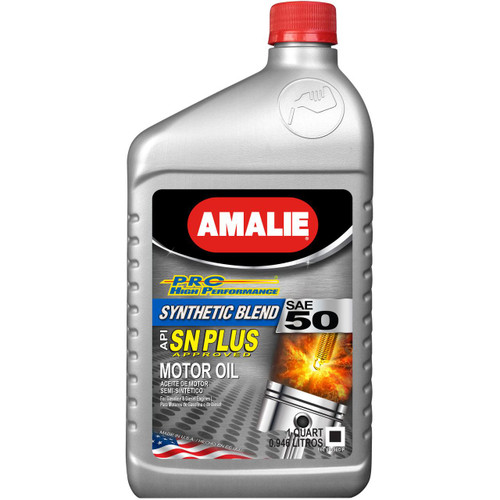 AMALIE Amalie Pro High Performance Synthetic Blend 50W Oil - 1 Quart (Case Of 12) 