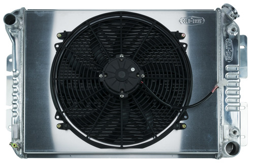 Cold Case Radiators 67-69 Gm F-Body Aluminum Performance Radiator (At Cars) - With 16" Fan Kit