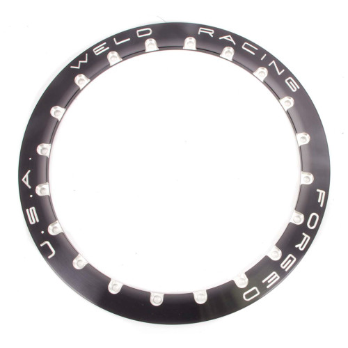 Weld Racing Beadloc Ring - Black 20-Hole For 15In Wheel