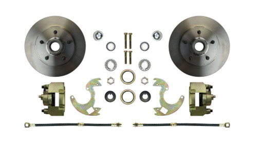  The Right Stuff 64-74 Gm A/F/X Front 'At The Wheel' Brake Conversion Kit For 14" Factory Wheels 