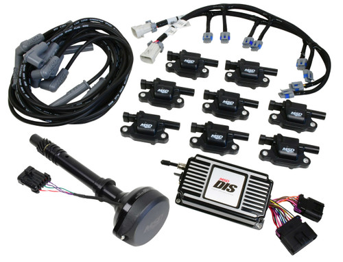 Msd Ignition Chevy Small/Big Block Dis Direct Ignition System Kit - Black