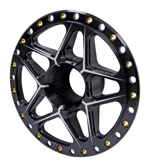 Ti22 Performance Splined Wheel Center Black