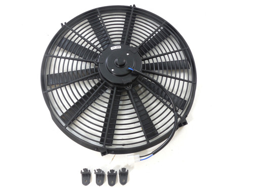 Racing Power Co-Packaged 16In Electric Fan Straight Blade