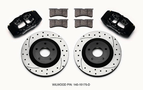 WILWOOD Wilwood Front Brake Kit 97-13 Corvette Drilled Rotors 