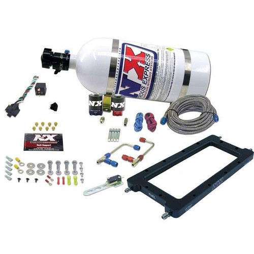 NITROUS EXPRESS Nitrous Express Efi Hi-Ram Plate System W/10Lb Bottle 