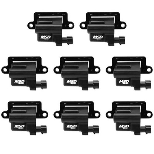 MSD IGNITION Msd Ignition 99-07 Gm L-Series Black Ignition Coils - 8 Pack 
