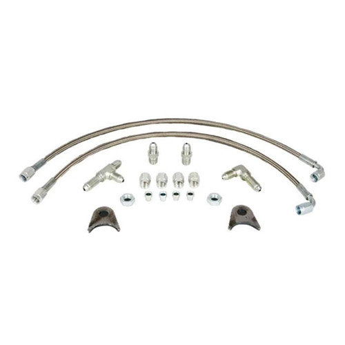 STRANGE Strange Rear Brake Plumbing Kit W/3An Fittings 