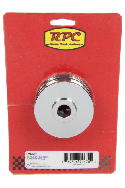 RACING POWER CO-PACKAGED Racing Power Co-Packaged Double Groove Alternator Pulley 