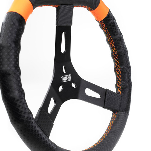  MPI 13.75" 3-Bolt (Nascar) Dirt Karting / Outlaw Karts Aluminum Steering Wheel 
