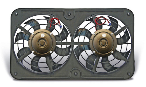 FLEX-A-LITE Flex-A-Lite Dual 12-1/8In Lo Profile Pusher Fan W/O Controls 
