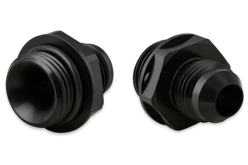 EARLS Earls 8An Oil Cooler Adapter 2Pk - Black 