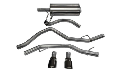 CORSA PERFORMANCE Corsa Performance 09-23 Ram 1500 & Ram Classic Sport Catback System - Black Tips  CORSA PERFORMANCE Corsa Performance 09-23 Ram 1500 & Ram Classic Sport Catback System - Black Tips