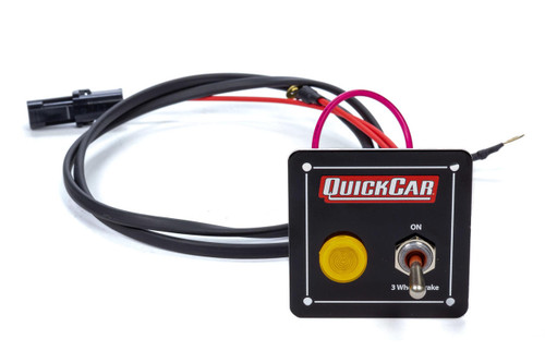 QUICKCAR RACING PRODUCTS Quickcar Racing Products 3-Wheel Brake Panel W/ Light 