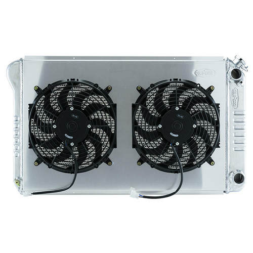 COLD CASE RADIATORS Cold Case Radiators 68-72 A-Body Ls Swap Rad Iator &Dual 12In Fan  COLD CASE RADIATORS Cold Case Radiators 68-72 A-Body Ls Swap Rad Iator &Dual 12In Fan
