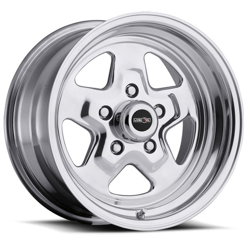 VISION WHEEL Vision Wheel Wheel 15X4 5-120.65/4.75 Polishedl Vision Nitro 