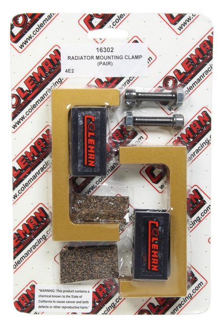 COLEMAN MACHINE Coleman Machine Radiator Mounting Clamp (Pair) 