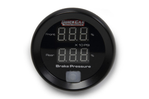 QUICKCAR RACING PRODUCTS Quickcar Racing Products Brake Bias Digital Gauge W/ Senders 