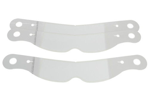 RACING OPTICS Racing Optics 2 Mil Perimeter Seal Laminated Tearoffs Xstack™ 10 (Clear) - 10231Cp 