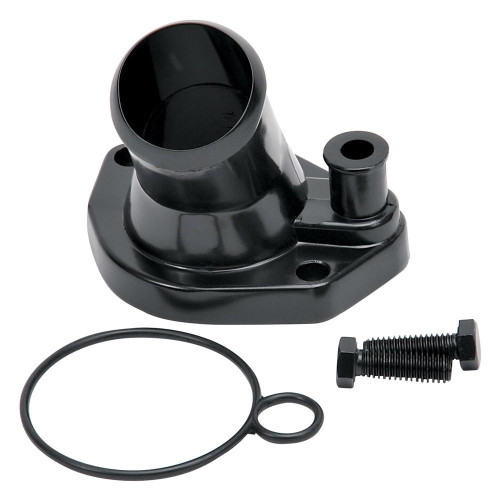 EDELBROCK Edelbrock Water Neck - Steel Black Sbf 289-351W 