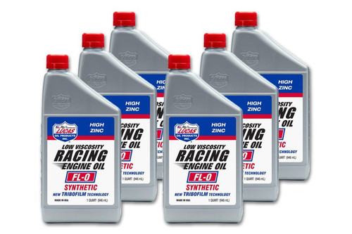  Lucas Oil Synthetic Racing Oil Fl-0 Case 6 X 1 Quart 