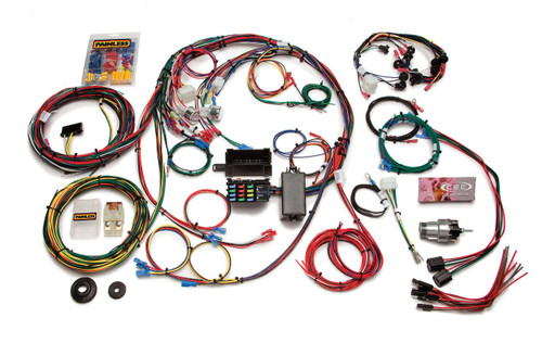 PAINLESS WIRING Painless Wiring 1967-68 Mustang Chassis Harness 22 Circuits 