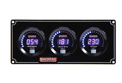 QUICKCAR RACING PRODUCTS Quickcar Racing Products Digital 3-Gauge Panel Op/Wt/Ot 