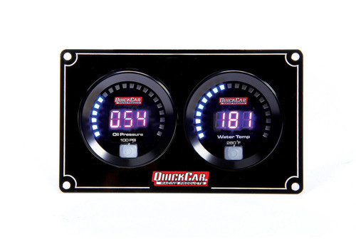 QUICKCAR RACING PRODUCTS Quickcar Racing Products Digital 2-Gauge Panel Op/Wt 