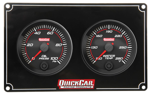 QUICKCAR RACING PRODUCTS Quickcar Racing Products Redline 2 Gauge Panel Op/Wt 