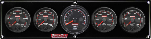 QUICKCAR RACING PRODUCTS Quickcar Racing Products Redline 4-1 Gauge Panel Op/Wt/Ot/Volt W/Recall 