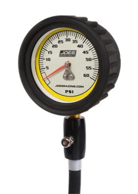 Joes Racing Products 5-60 Psi Pro Tire Gauge - With Hold Valve 