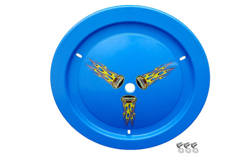 DOMINATOR RACING PRODUCTS Dominator Racing Products Wheel Cover Dzus-On Blue 1012-D-Bl 