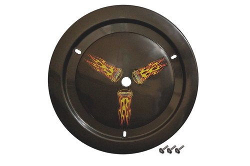 DOMINATOR RACING PRODUCTS Dominator Racing Products Wheel Cover Bolt-On Black Real Style 1006-B-Bk 