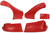 DOMINATOR RACING PRODUCTS Dominator Racing Products 2300-RD Dominator Late Model Nose Kit Red 