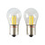  Retrobright HLED05 1156  LED Bulbs 3000K Classic White Pair 