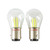  Retrobright HLED09 1157  LED Bulbs 5700K Modern White Pair 