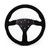  MPI 14" 6-Bolt Track Day Suede Steering Wheel - All Black 