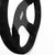  MPI 13" 6-Bolt D-Shaped Suede Steering Wheel - All Black 