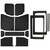 Design Engineering Jeep Jl 4 Dr 18-   Headl Iner Kit Black Leather 50182