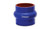 VIBRANT PERFORMANCE Vibrant Performance 2732B 4 Ply Hump Hose 2.5in I. D. x 3in long - Blue 