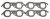 SCE GASKETS Sce Gaskets 413182 BBC Exhaust Gasket Set Small Square Port 